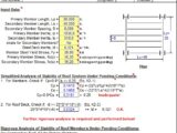 Ponding Analysis For Low Slope Or Flat Roof Systems Spreadsheet