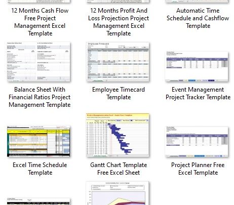 Project Management Planning and Schedule Free Spreadsheets