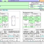 Rectangular Column Design and Calculation Spreadsheet