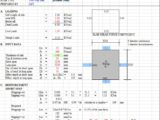 Slab Design and Calculation Spreadsheet