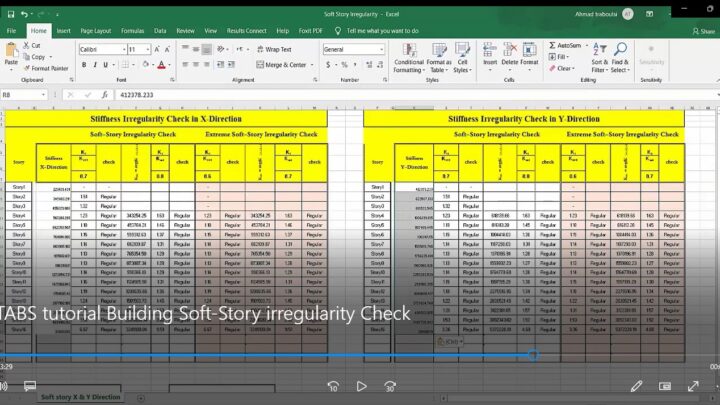 ETABS Tutorial Building Soft-Story Irregularity Check