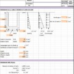 RCC Design Of Cable Trench Spreadsheet