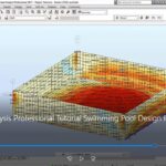 Robot Structural Analysis Professional Tutorial Swimming Pool Design including the RC detailing