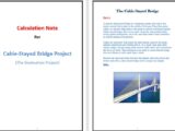 Cable-Stayed Bridge Calculation Notes