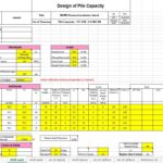 Box Pile Design Calculations Spreadsheet