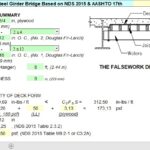 Falsework Design For Steel Girder Bridge Based on NDS and AASHTO Spreadsheet