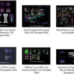 The Best Collection Of Airports Autocad DWG Templates