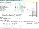 Shear Friction Reinforcing Design Based on ACI 318-14 Spreadsheet