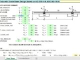 Two Pads with Grade Beam Design and Calculation Spreadsheet