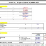 Design Of L Shaped Cantiliver Retaining Wall Spreadsheet