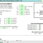 Wind Design For Rooftop Solar Panels Based on ASCE 7-16 Spreadsheet