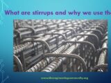 What are Stirrups and Why we Use Them
